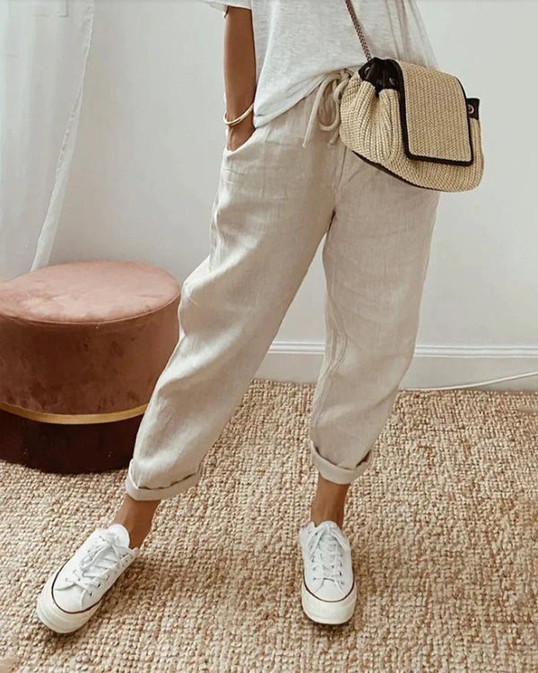 Yanna - Casual Linen Pants for Women 1