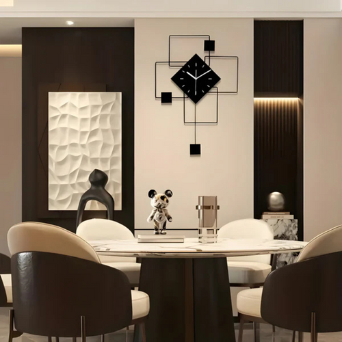 LuxeVibe - Elegant Oversized Wall Clock