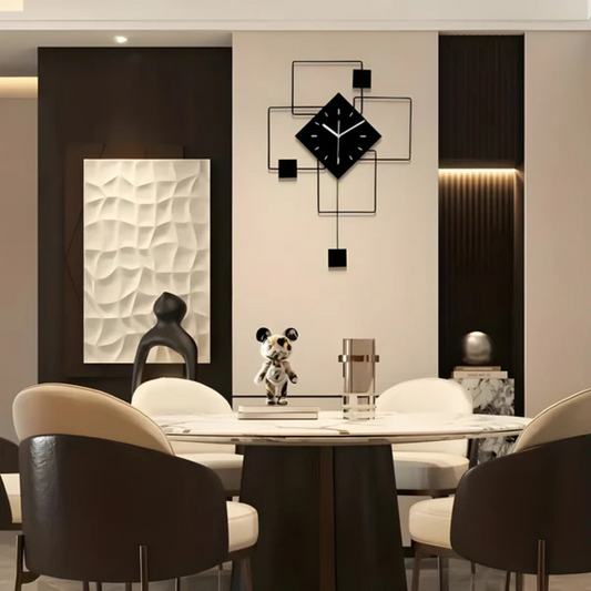LuxeVibe - Elegant Oversized Wall Clock