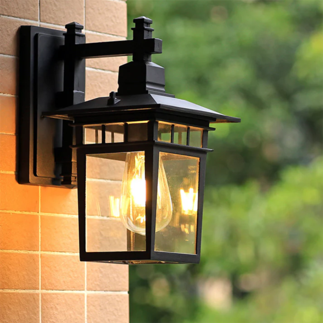 Fylo - Black Outdoor Wall Lamp 2