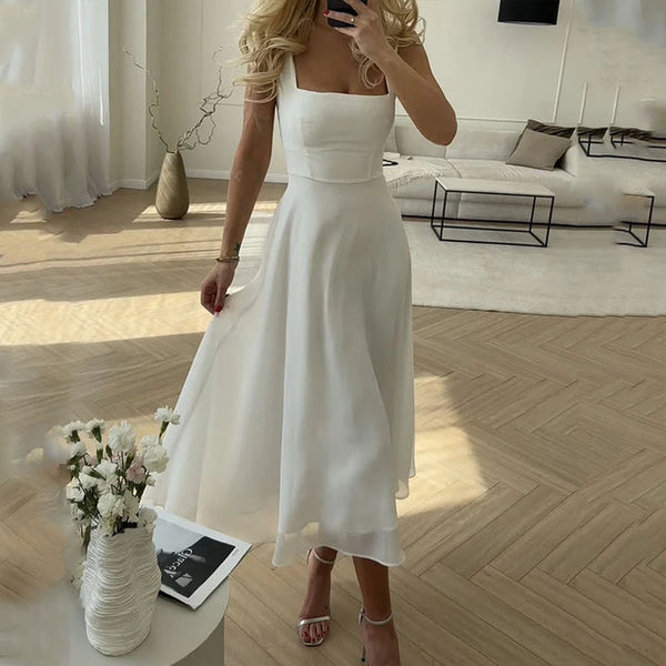 Lina – Sleek Sleeveless Women's Dress