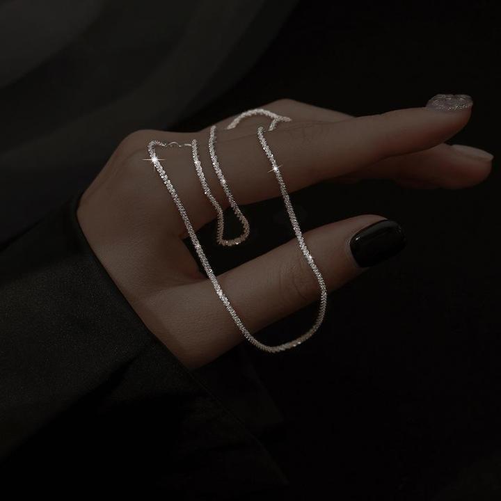 Star light necklace silver set 6