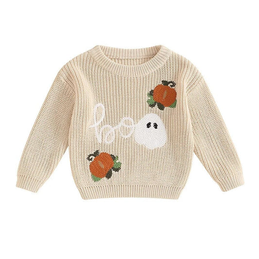 COSMO - Halloween Boo Knitted Baby Sweater