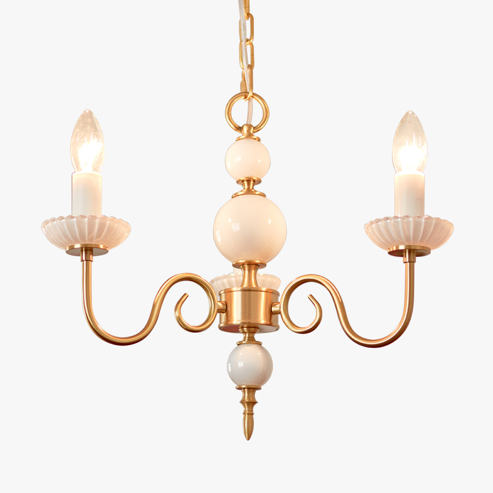 LumaChic - Retro Style Glass Chandelier