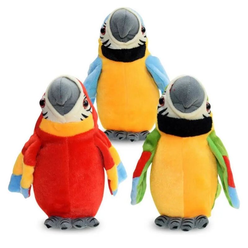TalkBuddy - Fun Voice-Repeating Baby Parrot Plush Toy