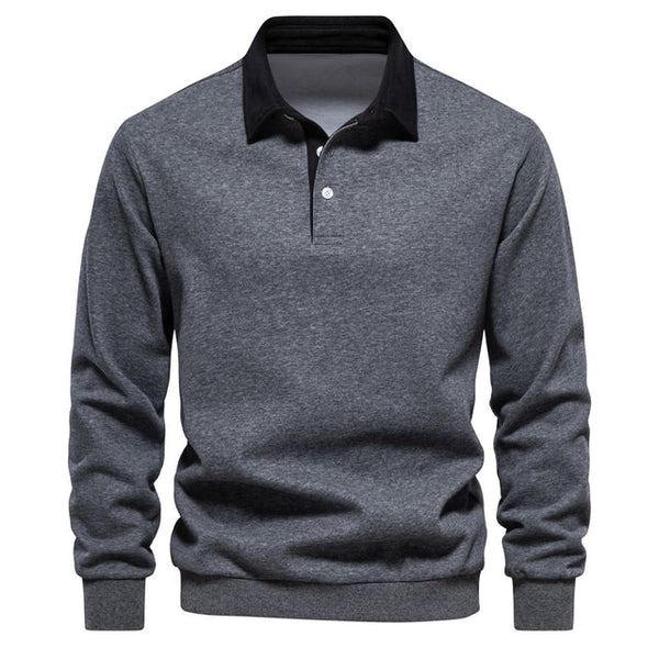 Noah – Casual Long-Sleeve Polo Shirt