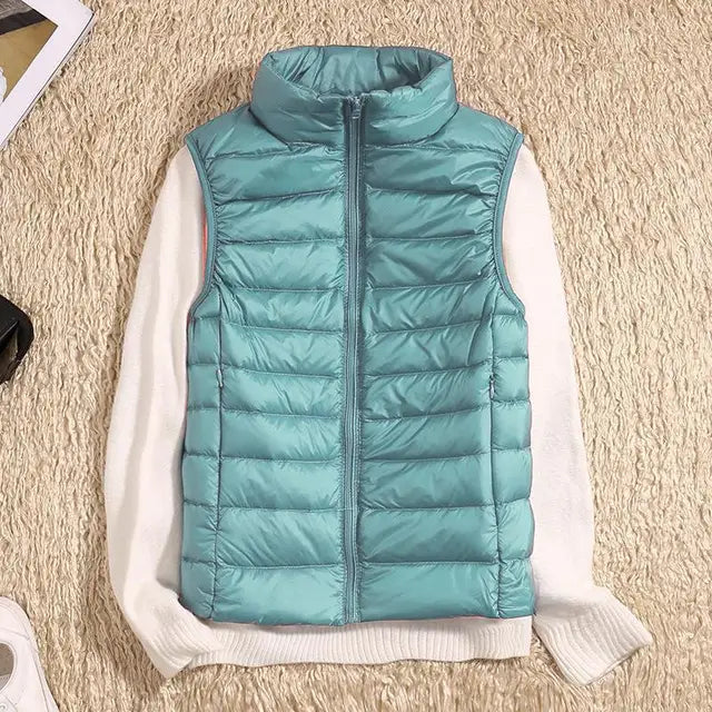Women's Sleeveless Puffer Down Vest Puffer