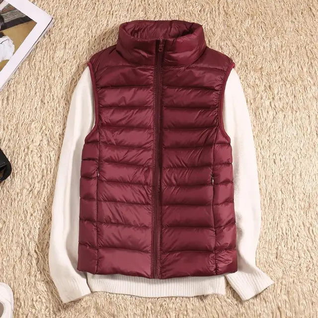 Women's Sleeveless Puffer Down Vest Puffer