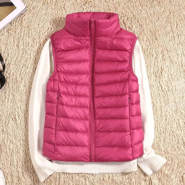 Women's Sleeveless Puffer Down Vest Puffer