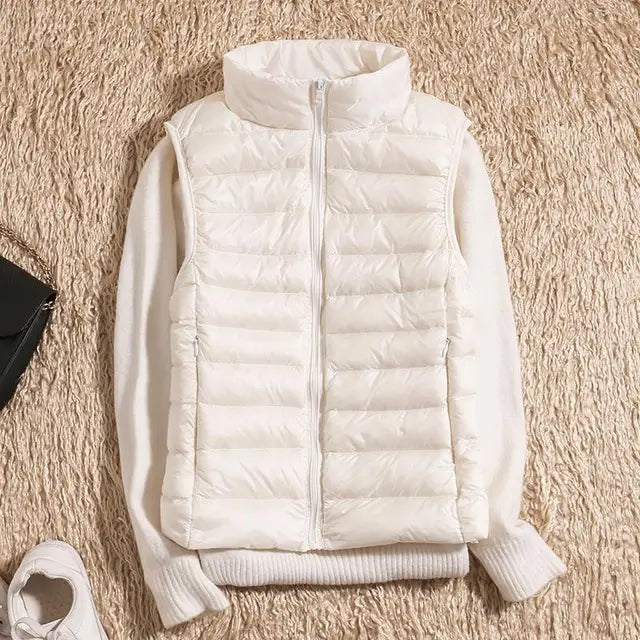 Women's Sleeveless Puffer Down Vest Puffer