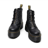 Leather boots with a big sole for ladies - Marra 4