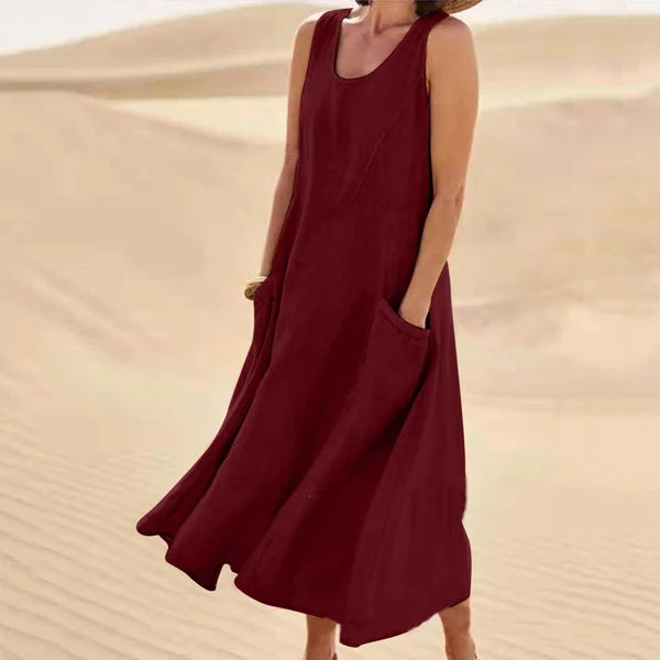 Women's Soft Linen Dress