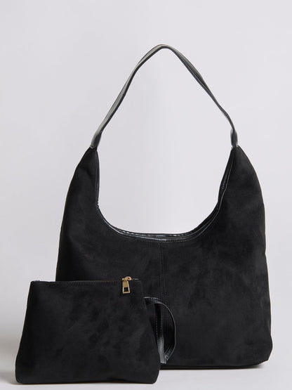 Sienna Luxe – Versatile Suede Leather Tote Bag