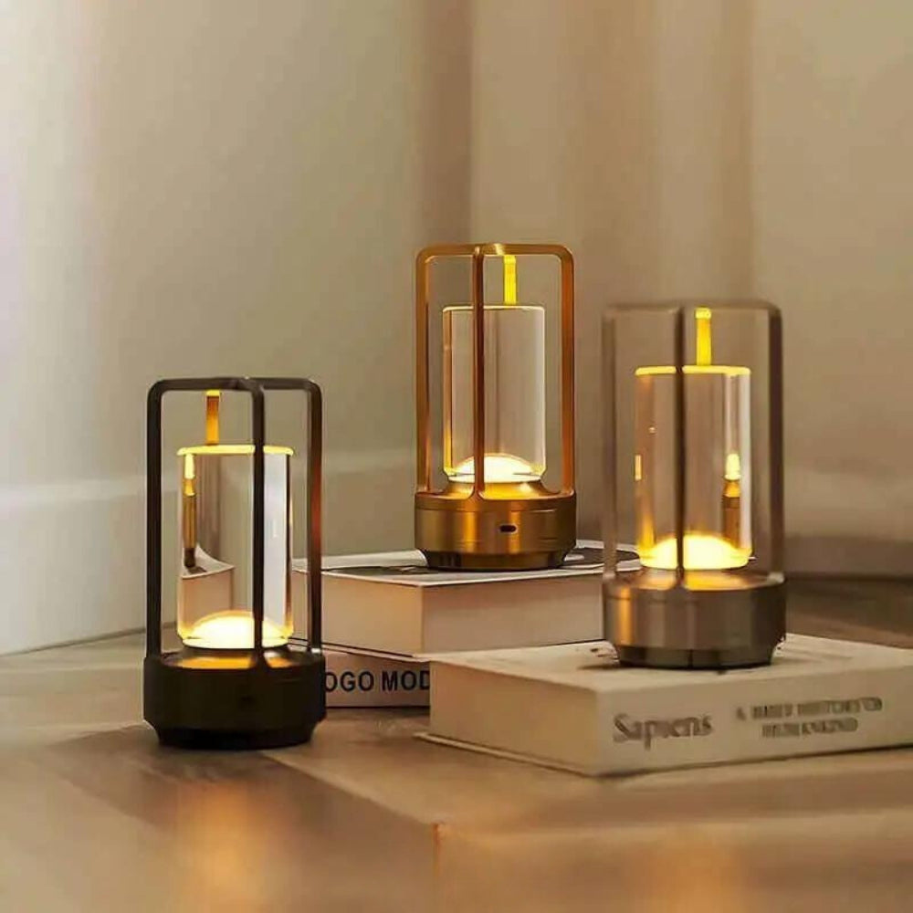 Crystal Touch Control - Cordless Table Lamp with Adjustable Warm Light-3