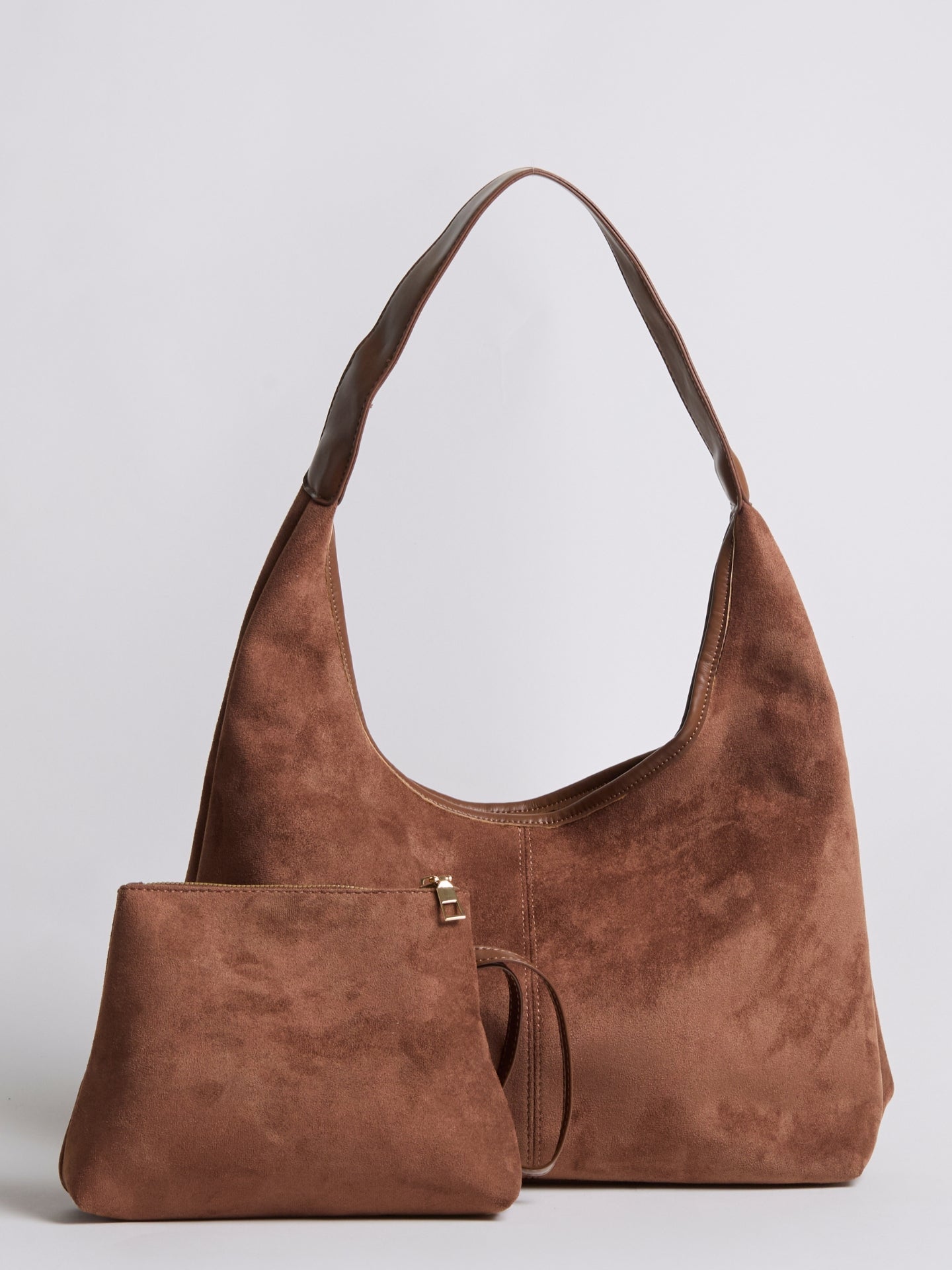 Sienna Luxe – Versatile Suede Leather Tote Bag