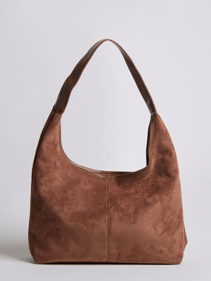Sienna Luxe – Versatile Suede Leather Tote Bag