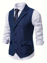 Niklas – Stylish Herringbone Men's Blazer