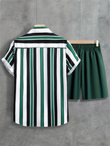 Sierra - Women's Striped Loungewear Set, Breathable Two-Piece Summer Outfit-4