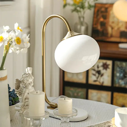 Lumière - Modern Glass and Metal Table Lamp