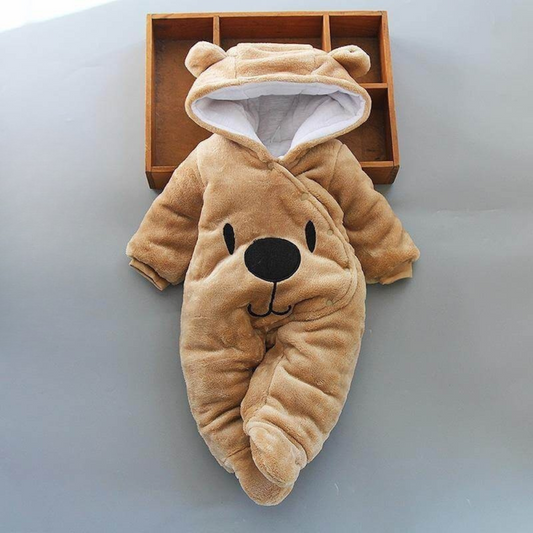 LUXIE - Cozy Bear Winter Baby Romper