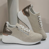 Ladies sports shoes with thick sole and comfortable design 1