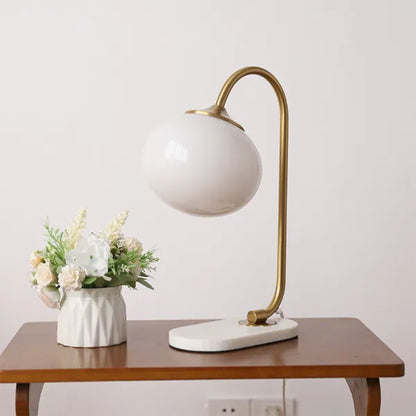 Lumière - Modern Glass and Metal Table Lamp