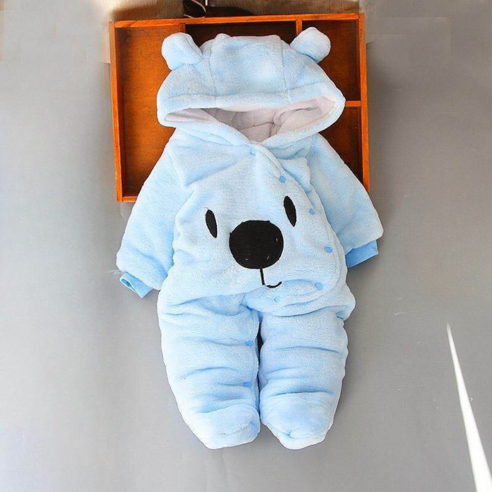 LUXIE - Cozy Bear Winter Baby Romper