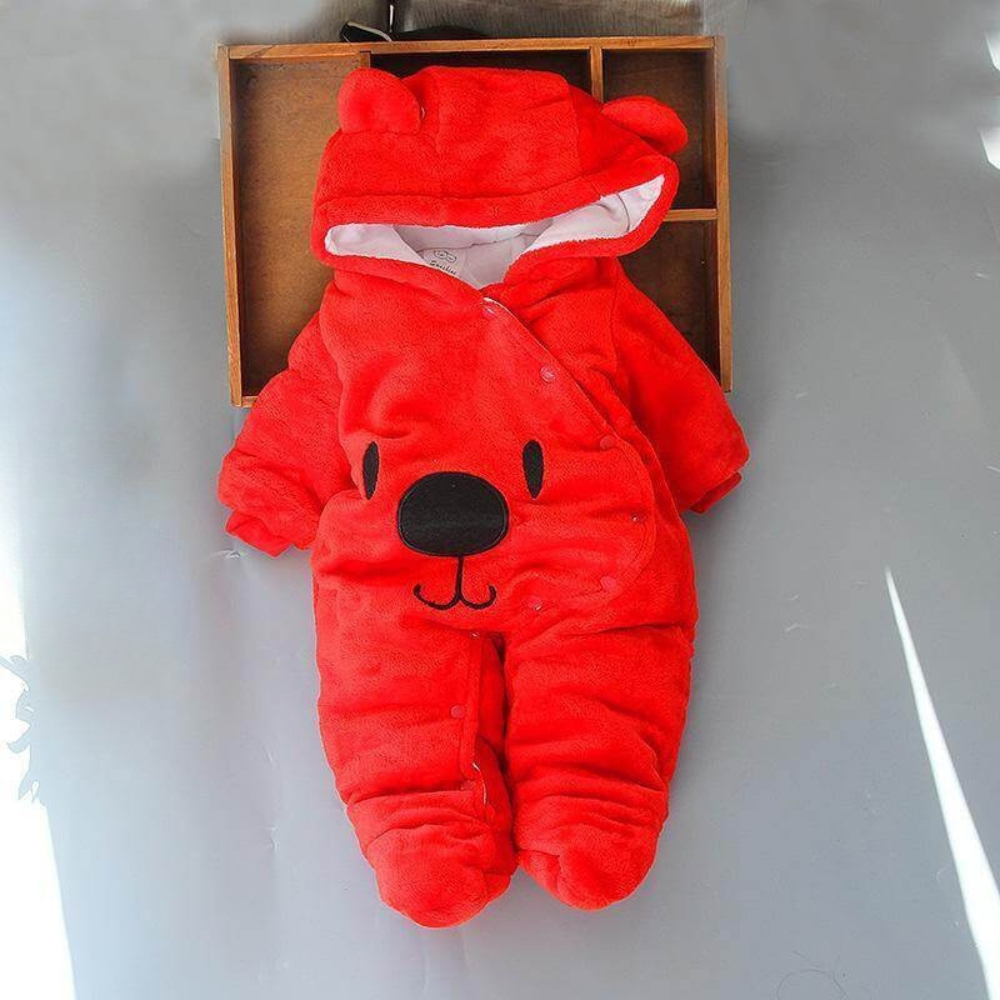 LUXIE - Cozy Bear Winter Baby Romper