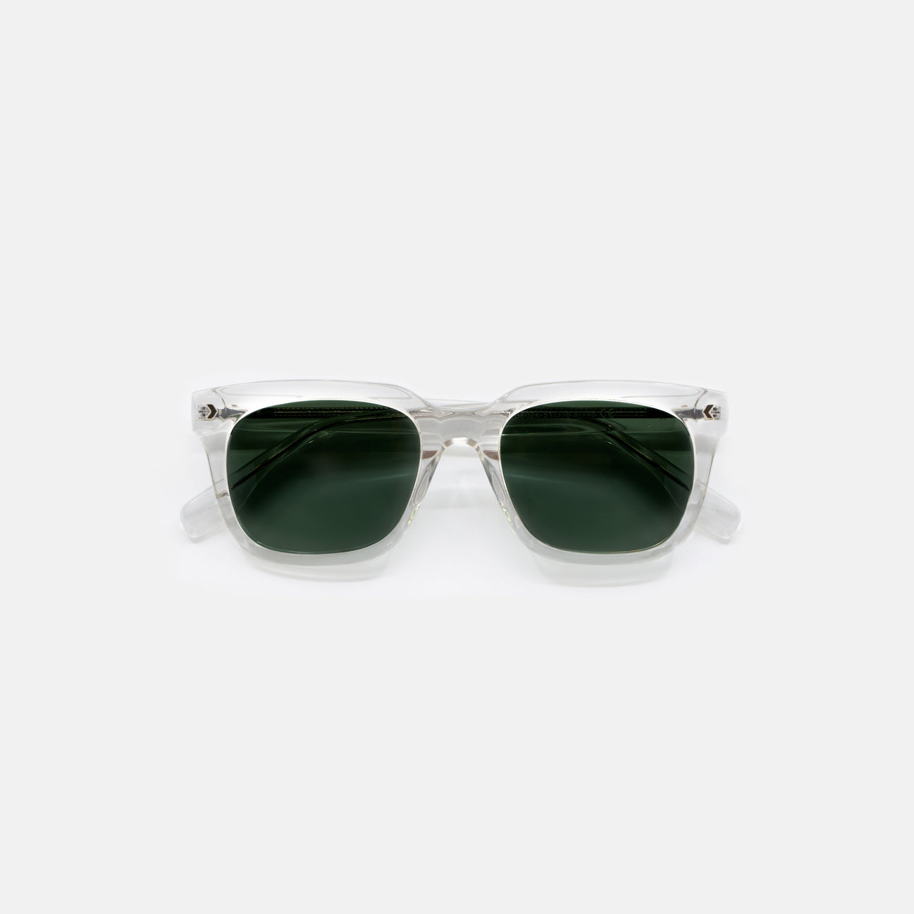 Louis - Classic Squared Crystal Glasses Frames Eyewear with Case-2