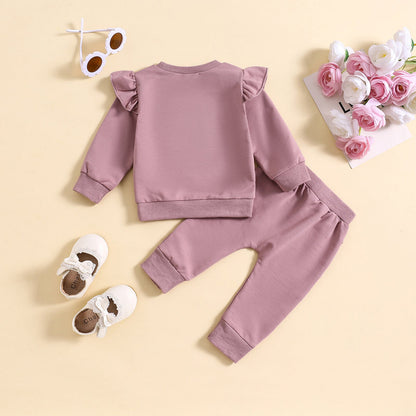 LIVIA - Cute Ruffle Baby Girl Outfit Set