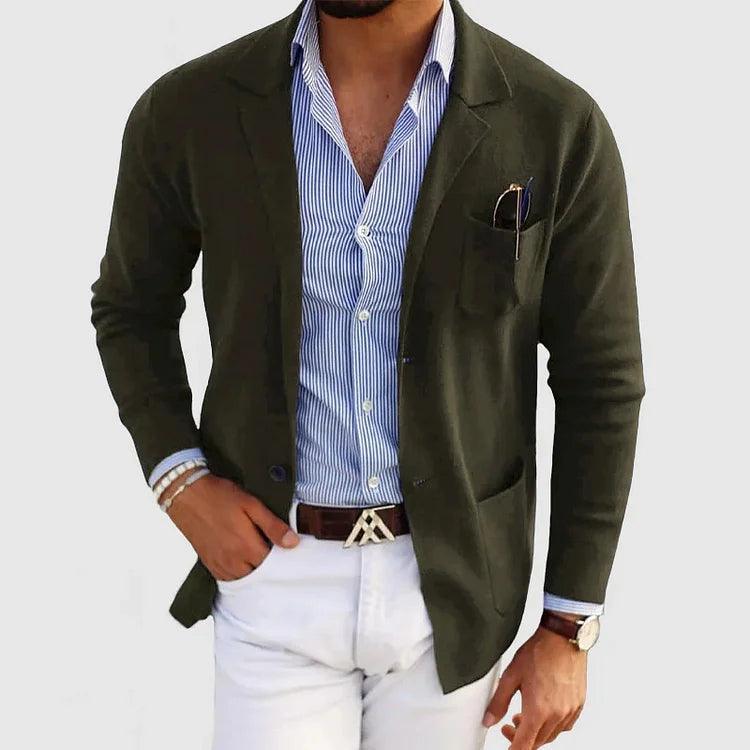 Benno – Men's Knit Cardigan with Button Closure