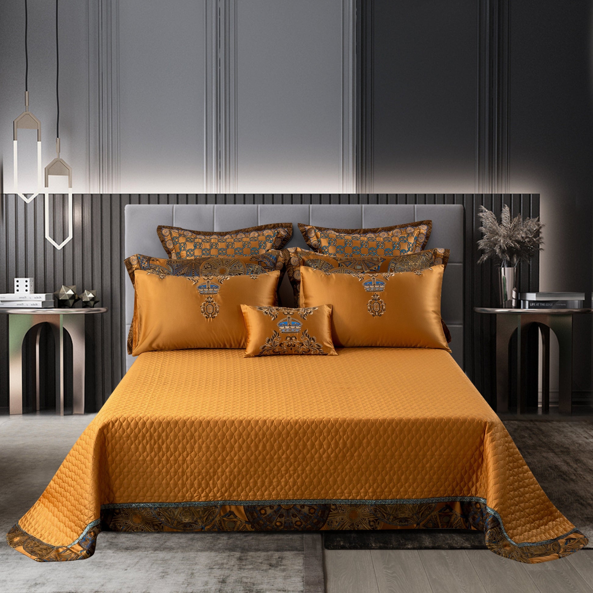 Sultan - 800 Thread Count Egyptian Cotton Bedding Set with Duvet Covers-3