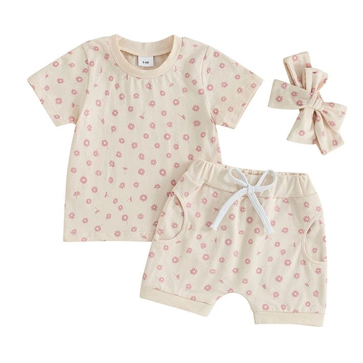 BLOOMER - Fresh Floral Baby Clothes Set