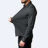 Erik - Casual Men's Stretch Shirt