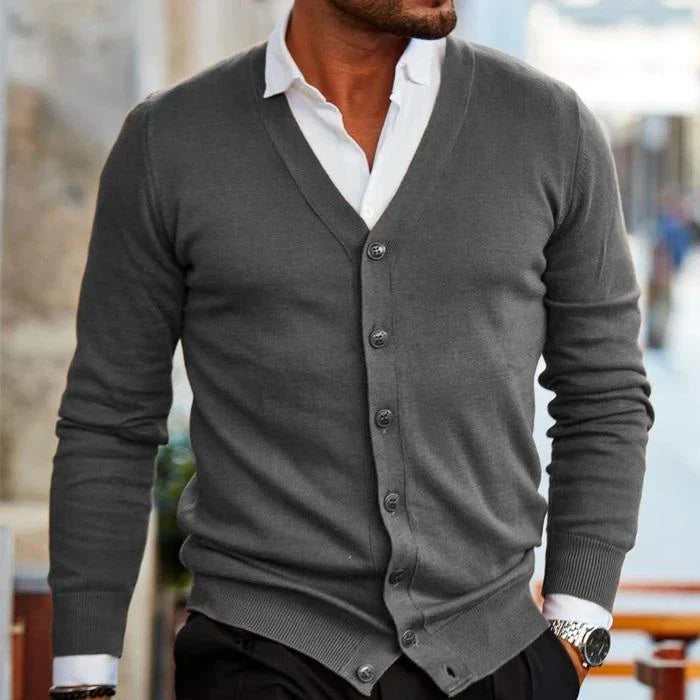 Lukas – Casual Men's Cotton Cardigan