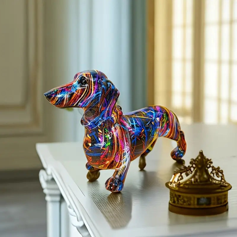 LuxePaws – Artistic Dachshund Figurine