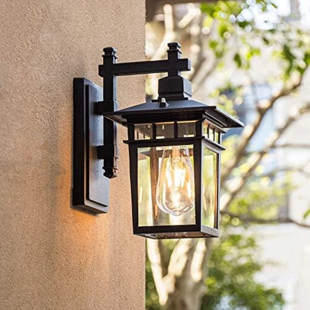 Fylo - Black Outdoor Wall Lamp 4