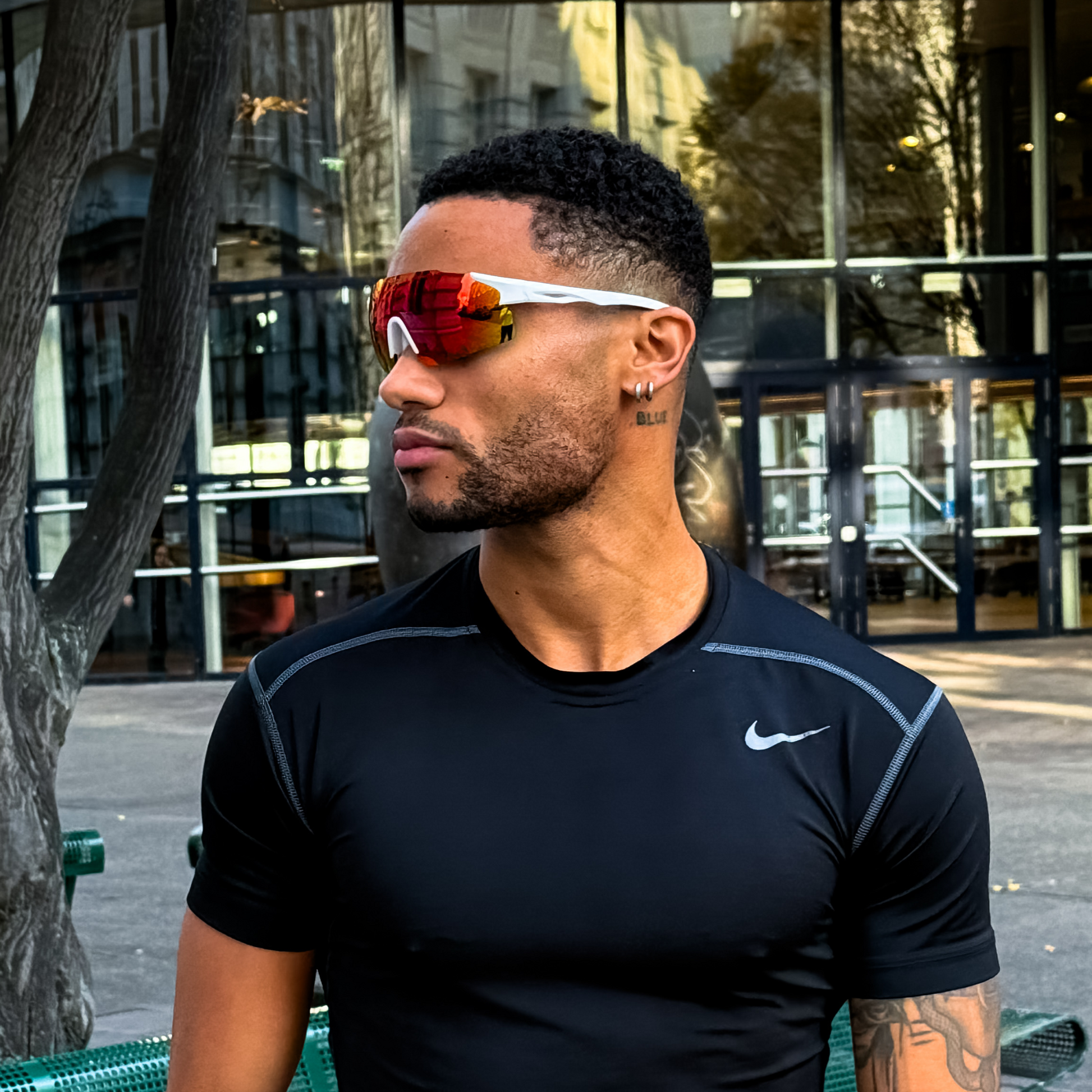 NASH Mens Sunglasses - Mid-Sized Performance Frames for Outdoor Activities-5
