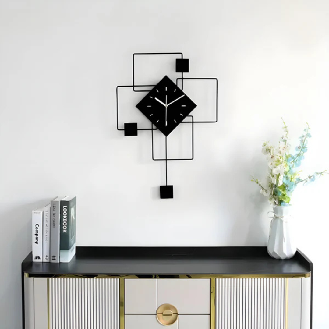 LuxeVibe - Elegant Oversized Wall Clock