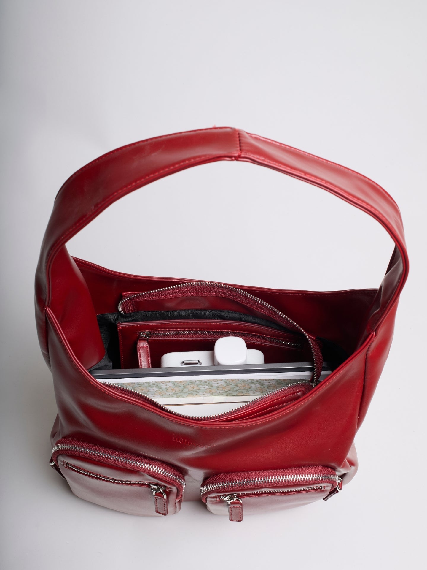 Vera – Vegan Leather Shoulder Bag with Dual Pockets