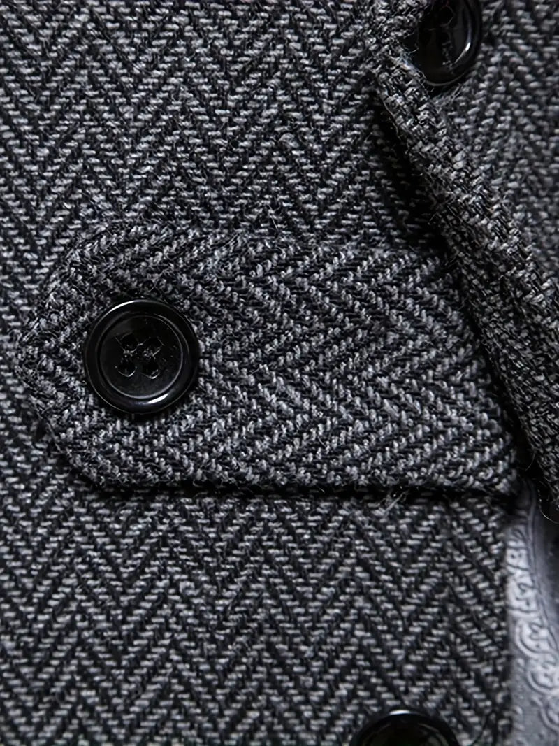Niklas – Stylish Herringbone Men's Blazer