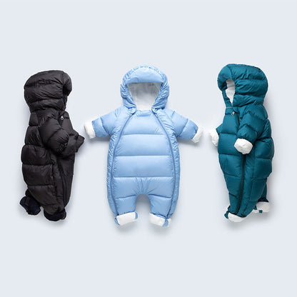 SNUGGLESUIT – Cozy Baby Down Jacket Jumpsuit