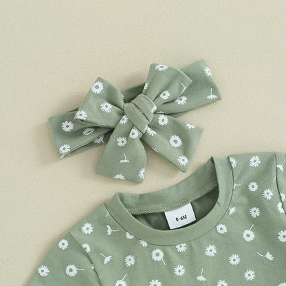 BLOOMER - Fresh Floral Baby Clothes Set