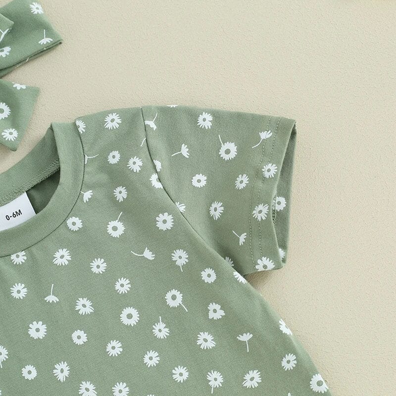 BLOOMER - Fresh Floral Baby Clothes Set