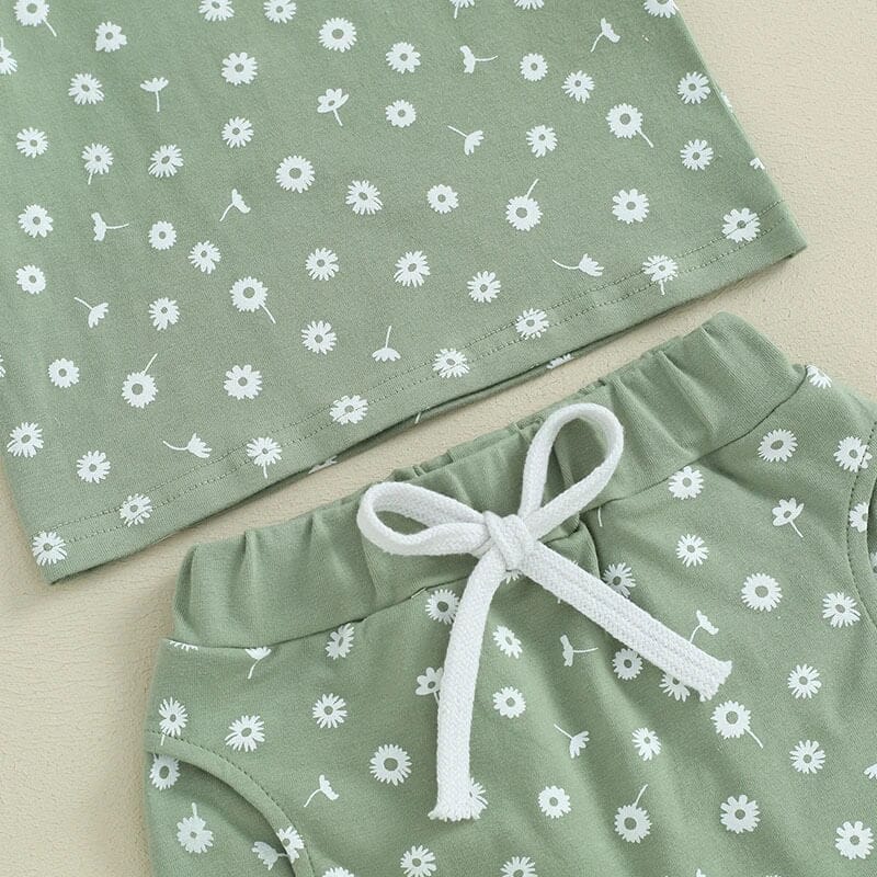 BLOOMER - Fresh Floral Baby Clothes Set