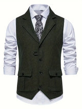 Niklas – Stylish Herringbone Men's Blazer