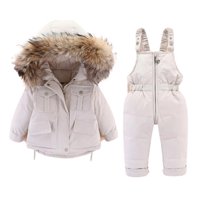 Lalora Winter Snuggle Set - Cozy Down Baby Jacket & Snowsuit