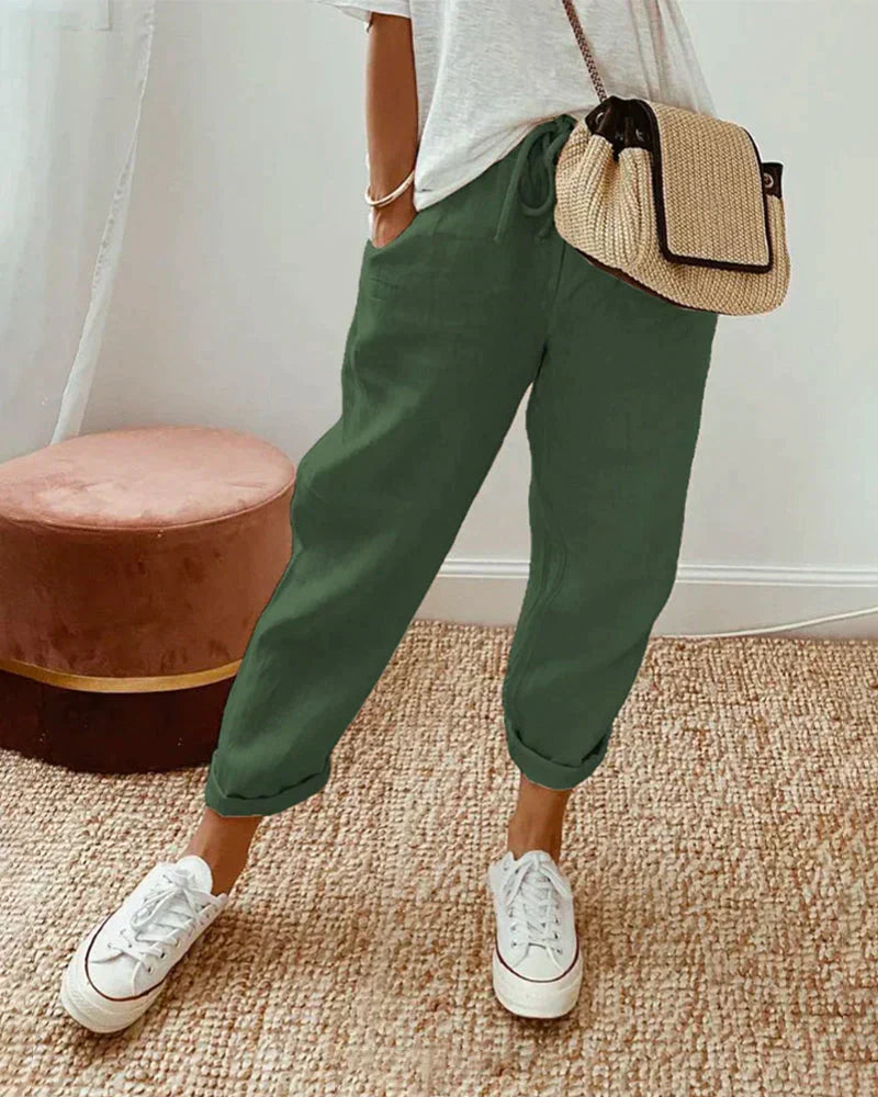 Yanna - Casual Linen Pants for Women 4