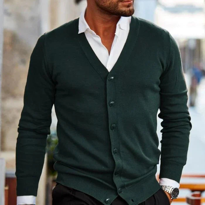 Lukas – Casual Men's Cotton Cardigan