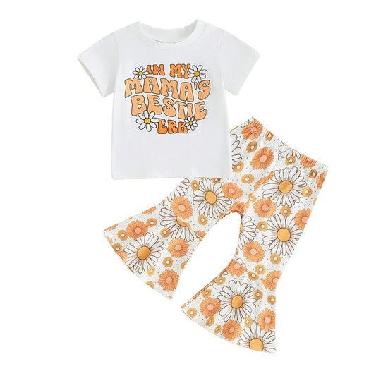 Sunny Bloom - Mama’s Bestie Floral Baby Girl Set